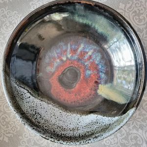 Hand made pottery salad/pasta bowl